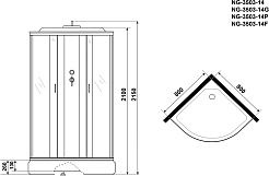 Niagara Душевая кабина Classic NG-3503-14F – фотография-15